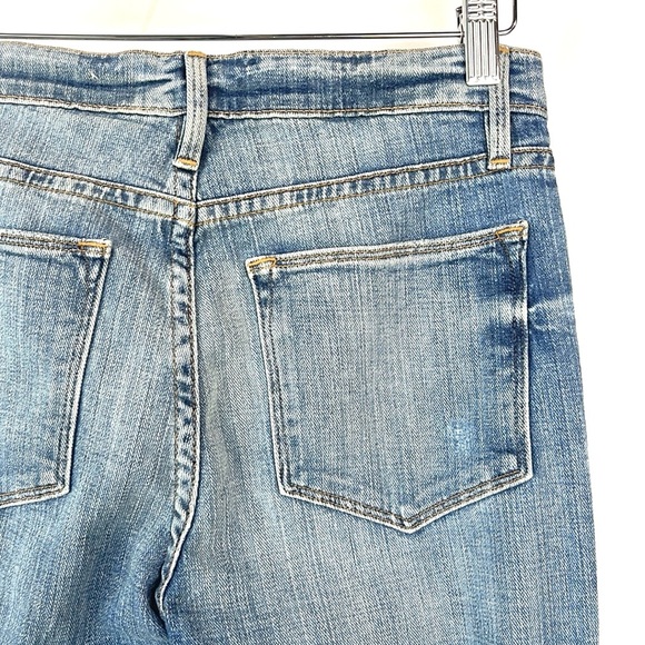 Frame Le High Straight Cuff Ridley Distressed Jeans - Picture 6 of 10